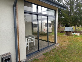 Stogines, terasų, verandu stiklinimas