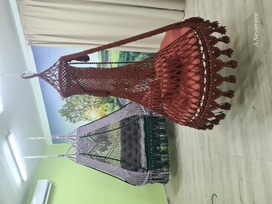 Gaminu pakabinamus krėslus-hamakus