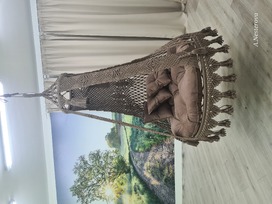 Gaminu pakabinamus krėslus-hamakus