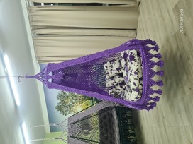 Gaminu pakabinamus krėslus-hamakus