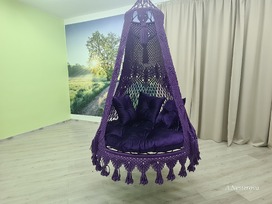 Gaminu pakabinamus krėslus-hamakus