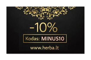 10% daugkartinis nuolaidos kodas – HERBA