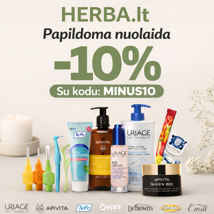 10% daugkartinis nuolaidos kodas – HERBA
