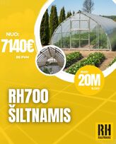 Ralfhouse šiltnamiai ilgiai 20-40 m. Kaina nuo 7140eu + PVM