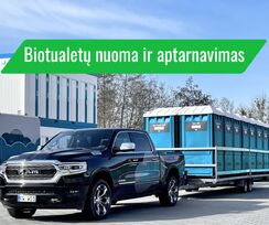 BIOTUALETŲ NUOMA IR APTARNAVIMAS