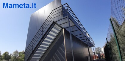 Metaliniai vidaus, lauko laiptai, turėklai