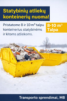 Griovimo darbai- demontavimas