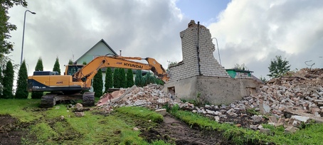 Griovimo darbai- demontavimas