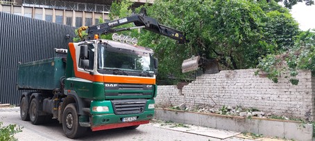 Griovimo darbai- demontavimas