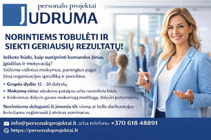 Mokymai organizacijų darbuotojams
