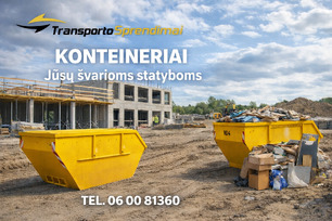 Statybinių atliekų išvežimas, žaliųjų atliekų surinkimas