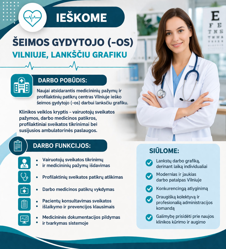 Ieškomas Šeimos gydytojas (-a)