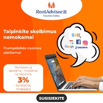 Trumpalaikės nuomos platforma nuomotojams ir nuomininkams.