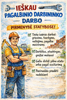 Ieškau darbo
