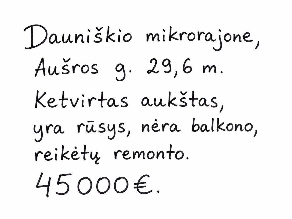 Parduodu vieno kambario butą Utenoje
