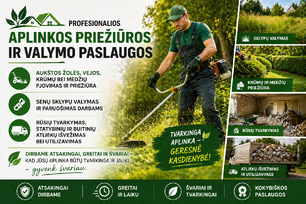 Gyvenk švariau – patikimas aplinkos tvarkymo partneris!