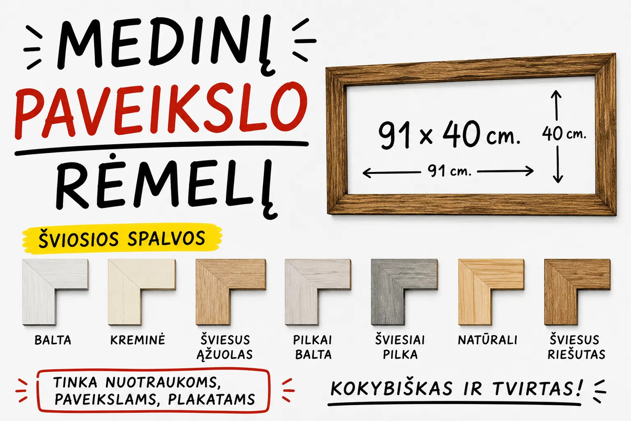 Perku medinį paveikslo rėmelį