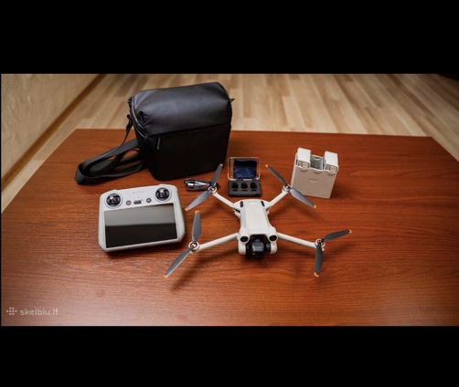 Dronas Dji mini 3 pro + fly more combo + Nd filtrai