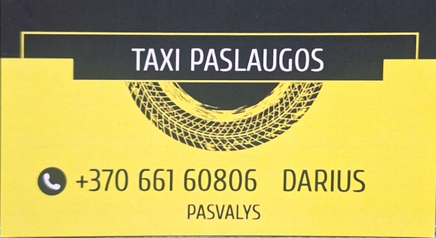 TAXI paslaugos Pasvalys