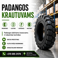 PADANGOS KRAUTUVAMS, INDUSTRINEI IR ŽEMĖS ŪKIO TECHNIKAI