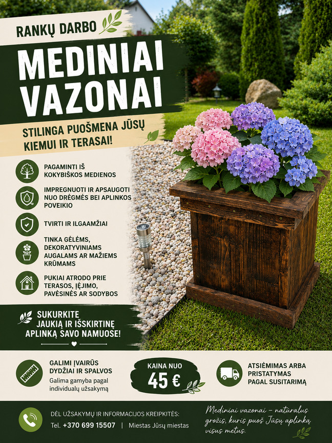 Sodo vazonai