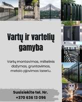 Vartų ir vartelių gamyba