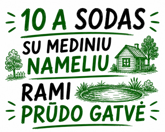 Parduodu sodą gervenupyje, kaunas
