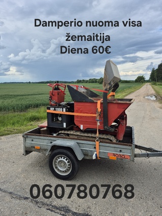 Mini dumperio nuoma