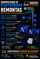 Kompiuterių remontas / Windows Irašymas