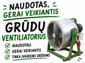 Naudotas, grūdų ventiliatorius