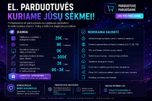 Elektronines parduotuves: priežiūra, palaikymas, paruošimas - viskas vienoje vietoje !