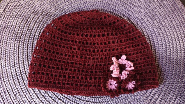Kepurės 4-8 m. mergaitei