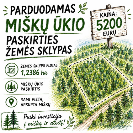 Parduodamas Miška