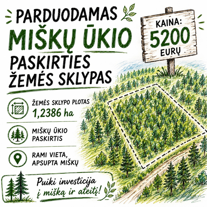 Parduodamas Miška