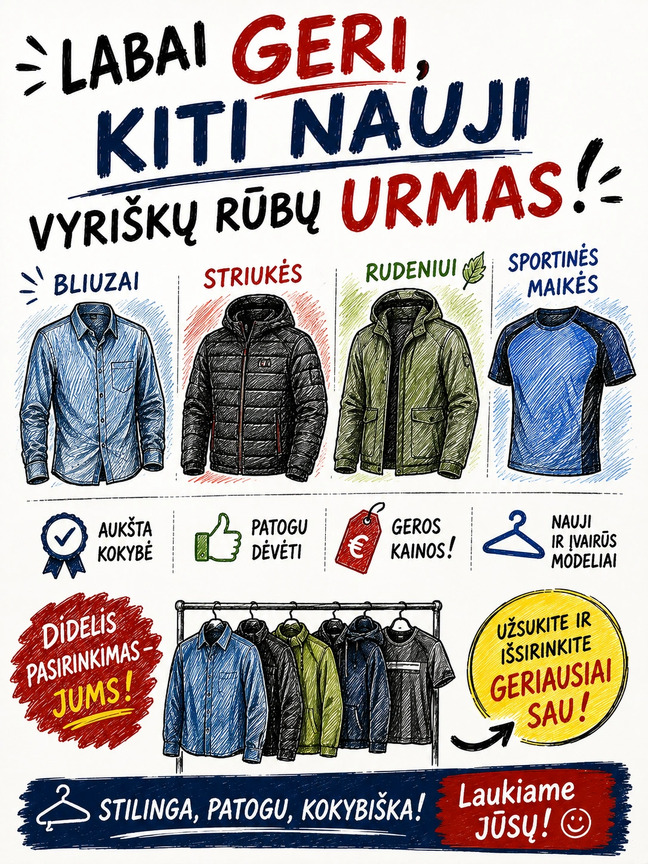 Vyrui M dydzio