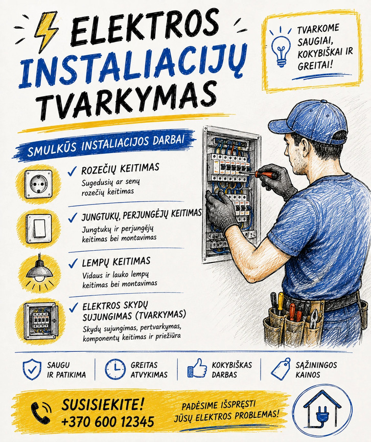 Elektrikas Šiauliai