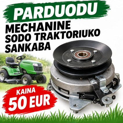 Parduodu mechanine sodo traktoriuko sankaba kaina 50 EUR kreiptis 061583741. Sakiu raj.