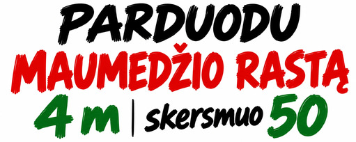 Parduodu maumedžio rastuka