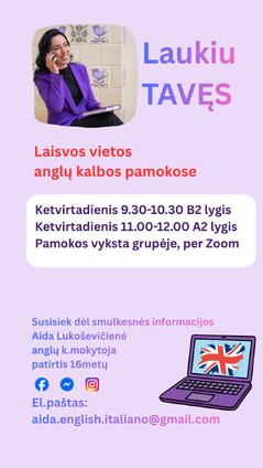 Anglų kalbos pamokos