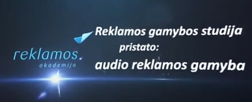 Audio ir video reklamos gamybos studija