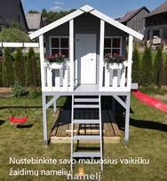 Nustebinkite savo mažuosius vaikišku žaidimų nameliu! 🧸