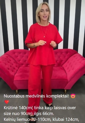 Nuostabus medvilnės komplektai!