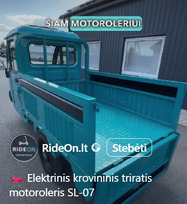 Elektrinis krovininis triratis motoroleris SL-07