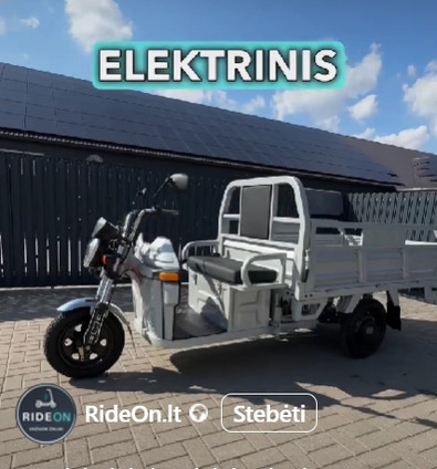 Elektrinis krovininis triratis motoroleris SL-06