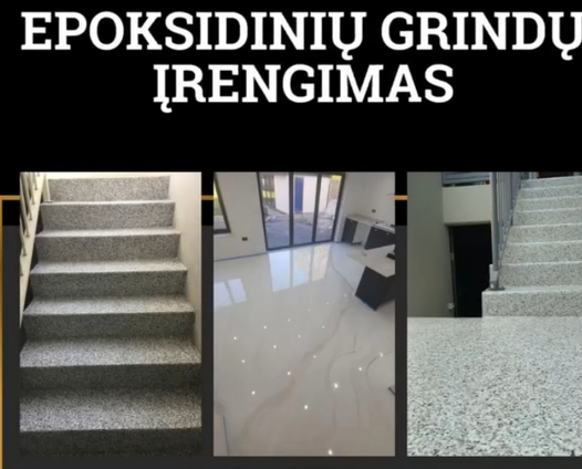 Epoksidinių grindų ir sienų įrengimas!