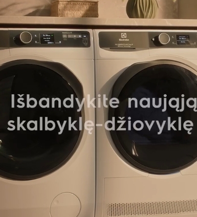 Naujosios Electrolux džiovyklės