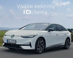 Volkswagen ID 5 populiariausios elektromobilių markės Baltijos šalyse.