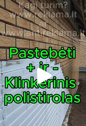 Frezuotas polistirenas EPS Klinkeriui – inovatyvus sprendimas