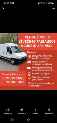 Pervežimo ir išvežimo paslaugos Kaune ir aplinkui