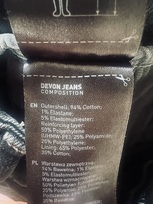 Shima Devon Black vyriški moto džinsai su apsaugom